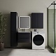 Style Line Тумба с раковиной Бергамо Мини 60 подвесная Люкс Plus антискрейтч графит матовый – фотография-19